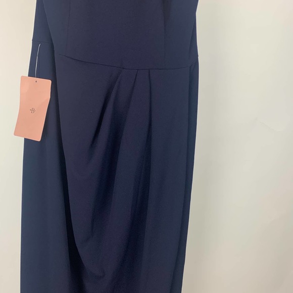 BHLDN Marceau Dress Navy Size 4 - Picture 4 of 9